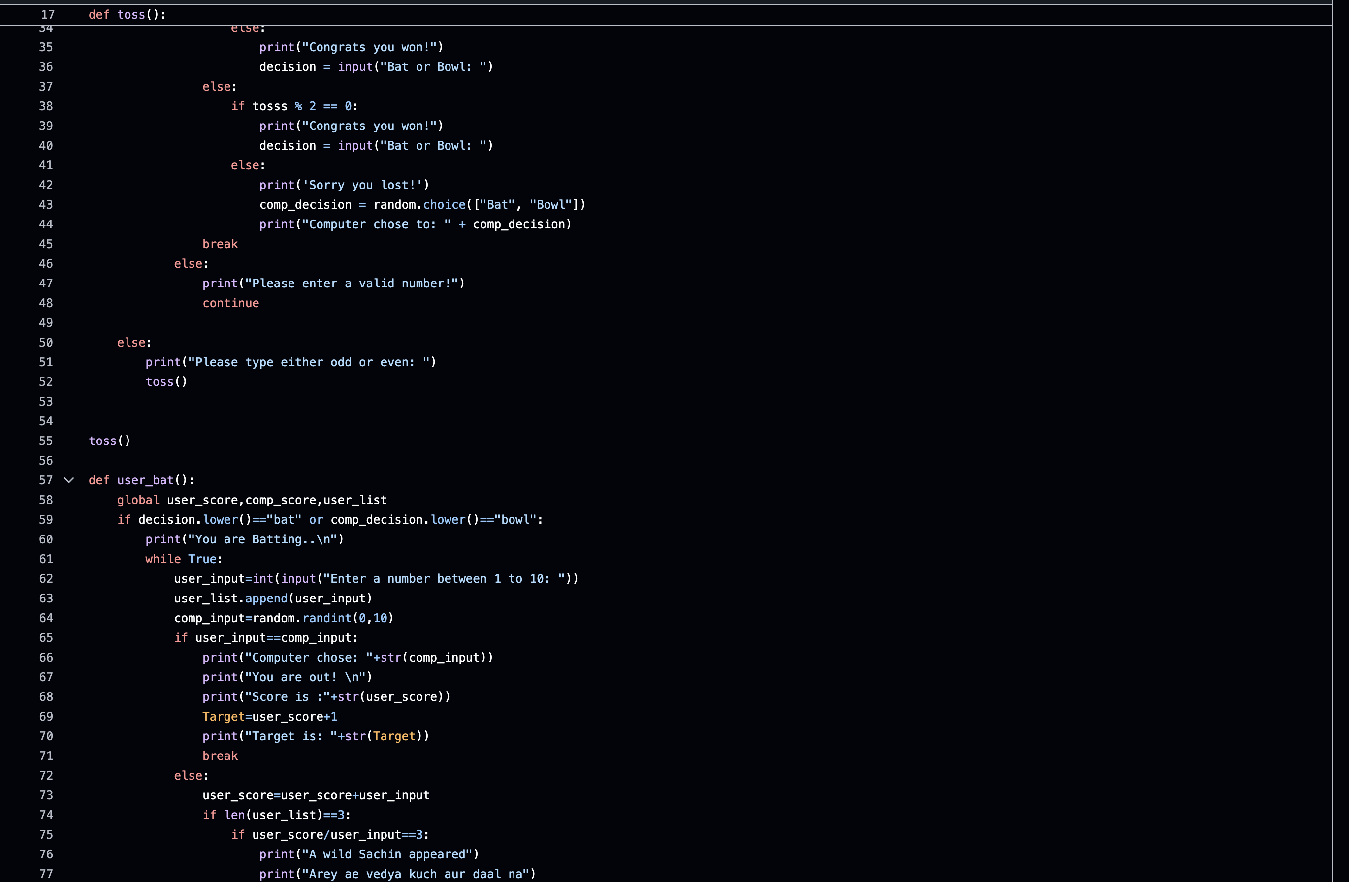 Mini Python Projects