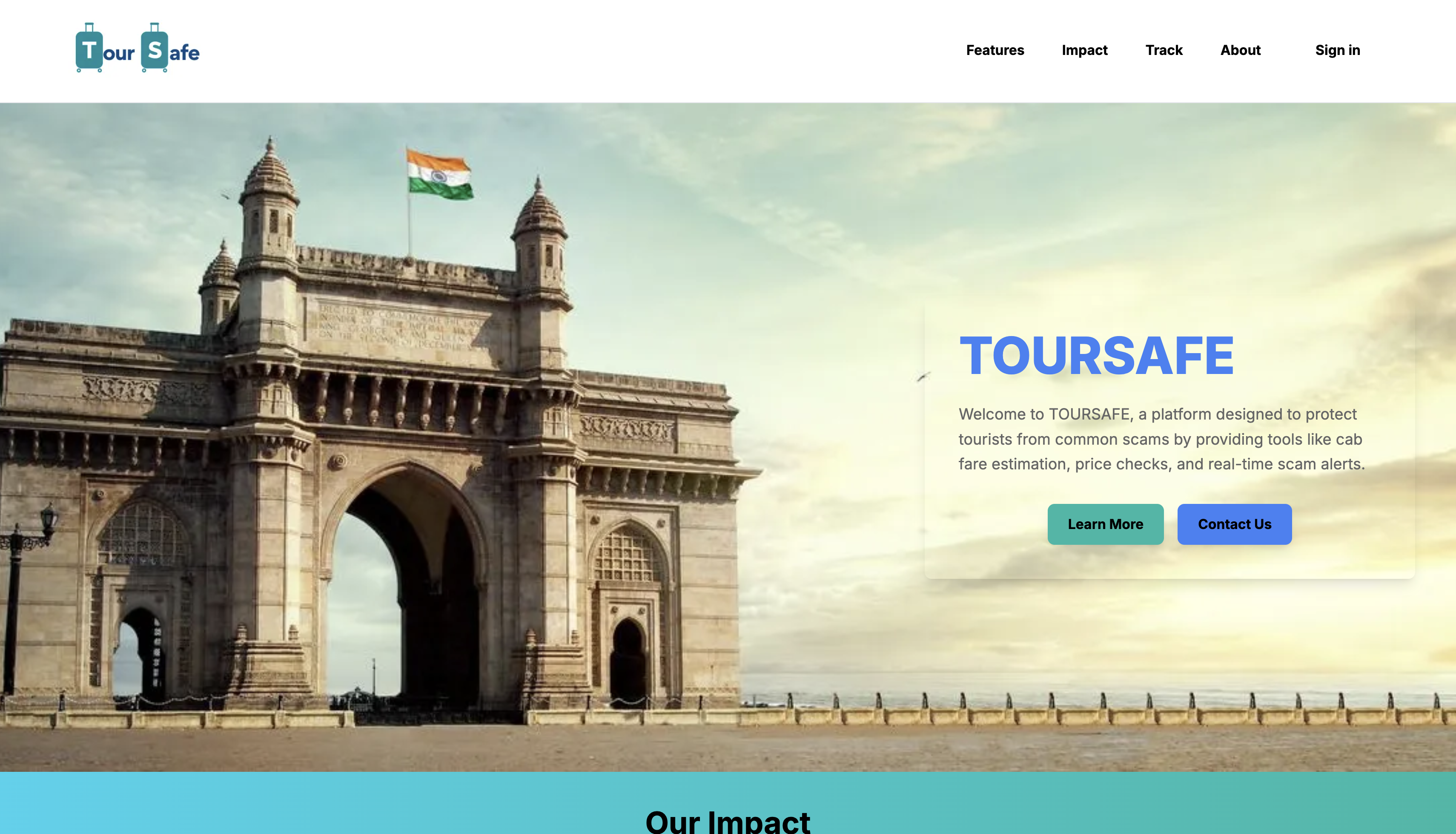 Tourist Safety Website